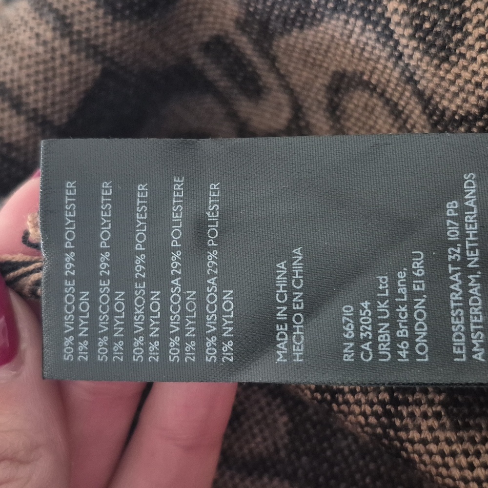 Anthropolgie MAEVE | Mock Neck Sweater Geometric Dress | XL - Picture 10 of 11